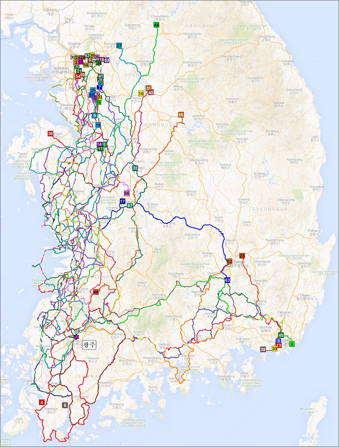 fleche2020 map