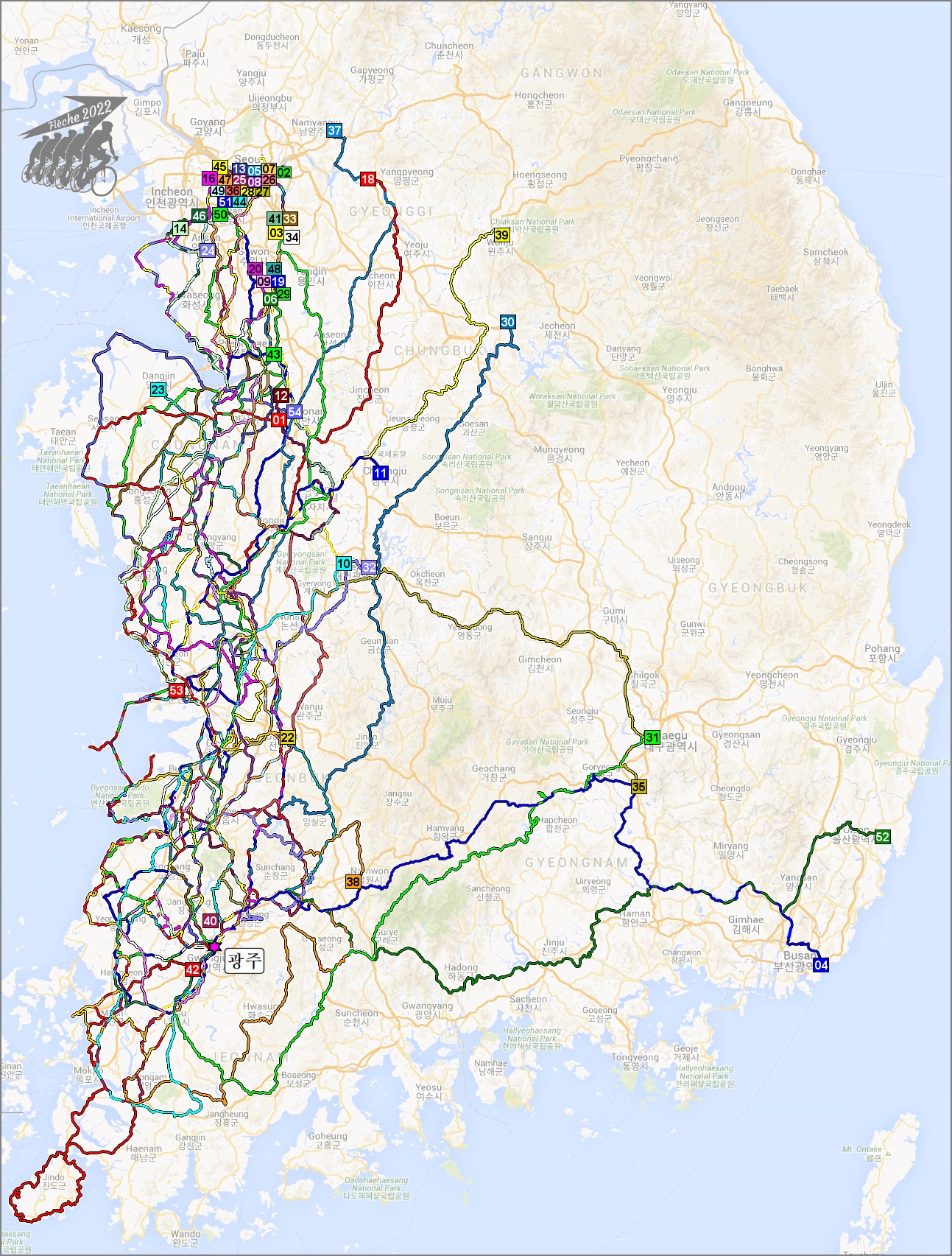 fleche2022 map