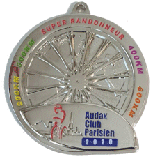 Super Randonneur medal